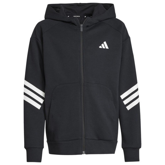 Adidas Παιδική ζακέτα Future Icons 3-S Full-Zip Hooded